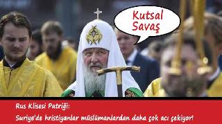 Rus Ortodoks Klisesi, Rusya'nın hava saldırılarını 'Kutsal Savaş' olarak methetti