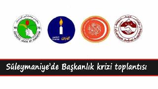 Süleymaniye'de Başkanlık krizi konulu Anti-KDP toplantısı