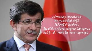 Davutoğlu: Çözüm Sürecini 'Seni Başkan Yaptırmayacağız' bitirdi