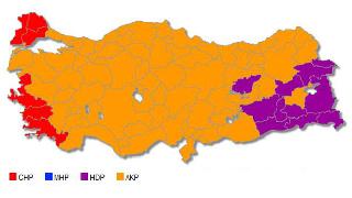 Partiler hangi illerde önde?