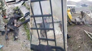 Tendürek'te vahşet: Asker cenazeleri yaktı, sürükledi, halay çekti