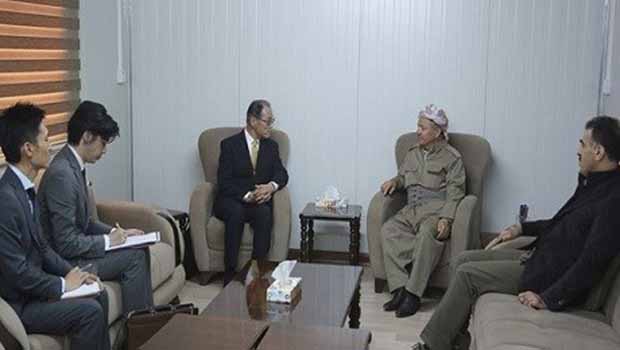 Japonya’dan Barzani’ye kutlama