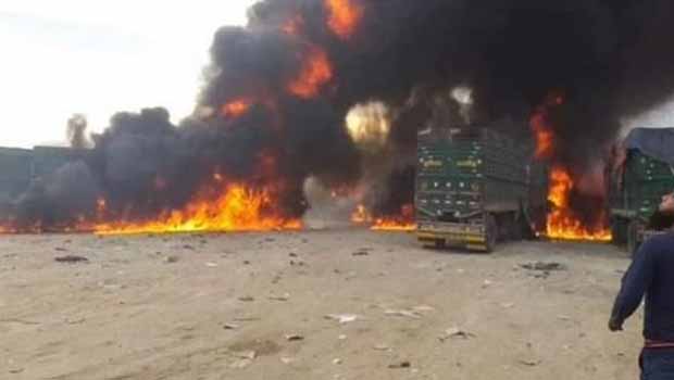 Rusya'dan misilleme gecikmedi: Türk tırları bombalandı
