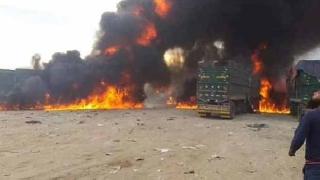 Rusya'dan misilleme gecikmedi: Türk tırları bombalandı