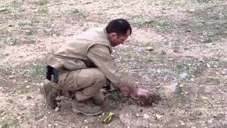 Şengal’in her yerinde patlayıcılar var! 