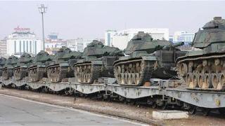 Sınıra Büyük Tank Sevkiyatı