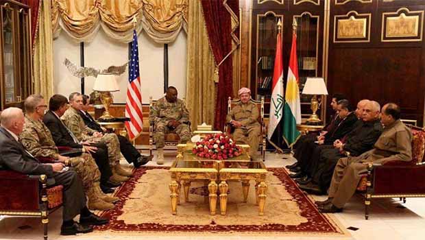 Barzani, CENTCOM Komutanı Lloyd Austin ile görüştü