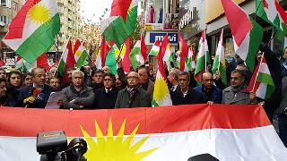 Kürdistani Partiler Diyarbakır’da Kürdistan Bayrağı Günü’nde ‘’Savaşa Hayır’’ Dediler