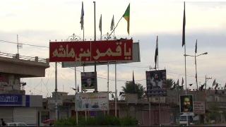 Xurmatu'da Kürdistan bayrağı yerine Şii bayrağı