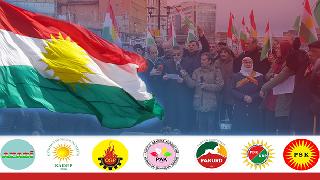 Kuzey Kürdistan'ın 6 Partisi Diyarbakır'da 'Savaşa Son, Kürdistan’a Statü' Dedi