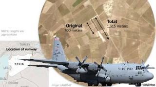 ABD Rojava'da Uçak pistini genişletiyor