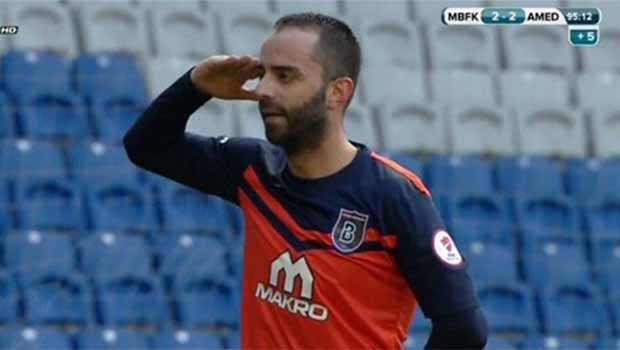 Amedspor'a gol atınca asker selamı verdi