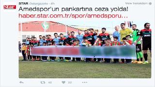 Star, barışı ‘ayıplı’ buldu: Amedspor’un pankartına sansür