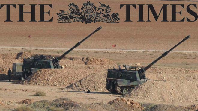 Times'tan YPG'ye top ateşi yorumu: Cehennemin Kapıları