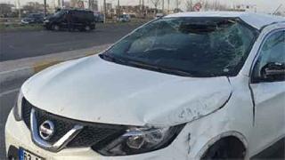 HDP’li Öcalan’ın aracı kaza yaptı 