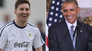 Messi'den Obama'ya cevap