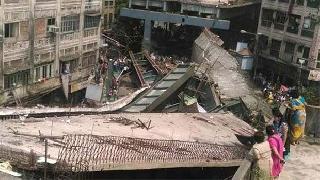 Hindistan’da viyadük çöktü Onlarca kişi hayatını kaybetti