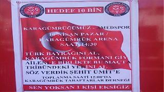 Karagümrükspor-Amedspor maçı öncesi provokatif çağrı