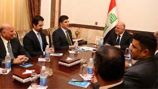 Neçirvan Barzani, İbadi ile görüştü