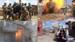 Yüksekova'dan ısmarlama savaş görüntüleri