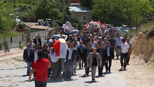 Kürt yurtseveri Şeyh Mehmud Yeşil Silvan'da son yolculuğuna uğurlandı