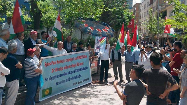 PDK-Bakur, Sykes-Picot'ı kınayarak Bağımsızlığa destek verdi