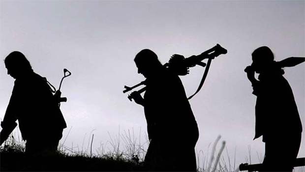 PKK'liler, iş makinelerini ateşe verip, 3 işçiyi alıkoydu