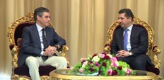 Mesrur Barzani, Fransa heyetini kabul etti