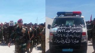 Batı Kürdistan'lı peşmerge Güney Kürdistan'da şehit düştü