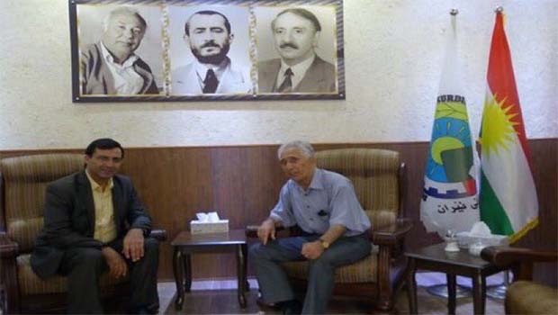 Mehdi Zana'dan PDK-İ'ye destek ziyareti