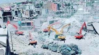 Şırnak'ta yıkımın acı fotoğrafı