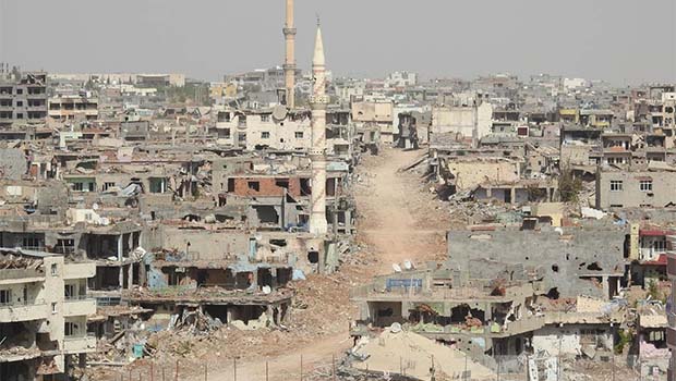 Nusaybin'de yasak kısmen kalktı tahribat ortaya çıktı