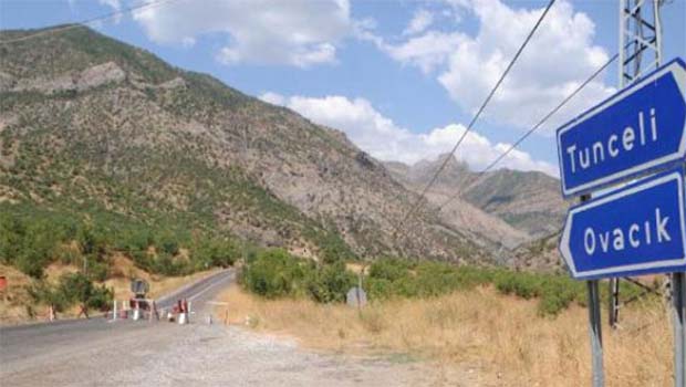 Dersim-Ovacık karayolu 3 gün süreyle trafiğe kapatıldı