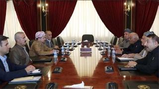 Eylül Peşmergelerinden Barzani’ye destek ziyareti