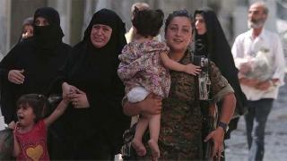 Kürt güçlerinin kurtardığı Menbic’ten fotoğraflar