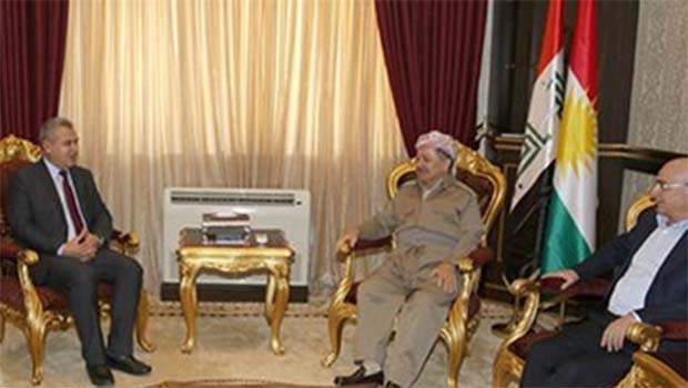 Başkan Barzani ENKS Başkanı İbrahim Bıro'yu kabul etti