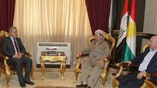 Başkan Barzani ENKS Başkanı İbrahim Bıro'yu kabul etti