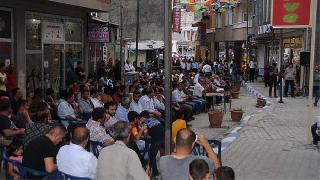Hakkari'de nöbet eylemi başlattılar
