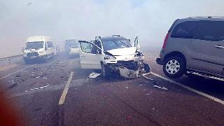 Diyarbakır'da zincirleme kaza