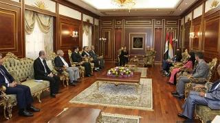 Başkan Barzani Rojavalı aydınları kabul etti