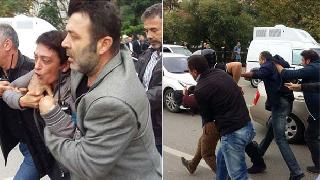 Bursa'da 10 Ekim anmasına çok sert polis müdahalesi