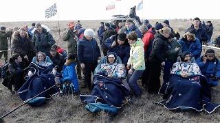 115 gün sonra dünyaya döndüler