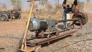 Peşmerge IŞİD'in kullandığı makineyi ele geçirdi