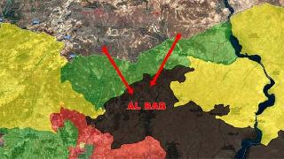TSK’ye bağlı savaş uçakları, El Bab’ı bombaladı