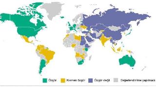 Freedom House: Türkiye'de internet özgür değil