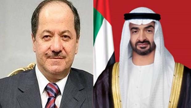 Başkan Barzani'den, Birleşik Arap Emirlikleri'ne ziyaret