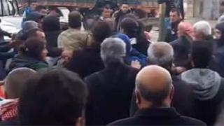 Kamışlo’da ENKS göstericilerine saldırı