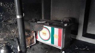 ENKS ofisi ateşe verildi