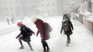 Kürt illerinde Kar tatili