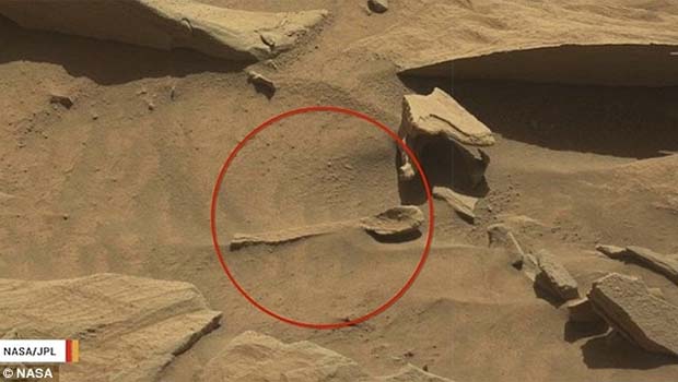 Mars'ta 'kaşık' bulundu!